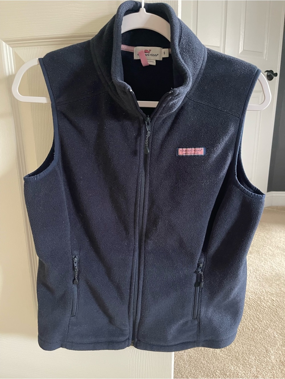 Vineyard Vines Women’s Navy Fleece Vest